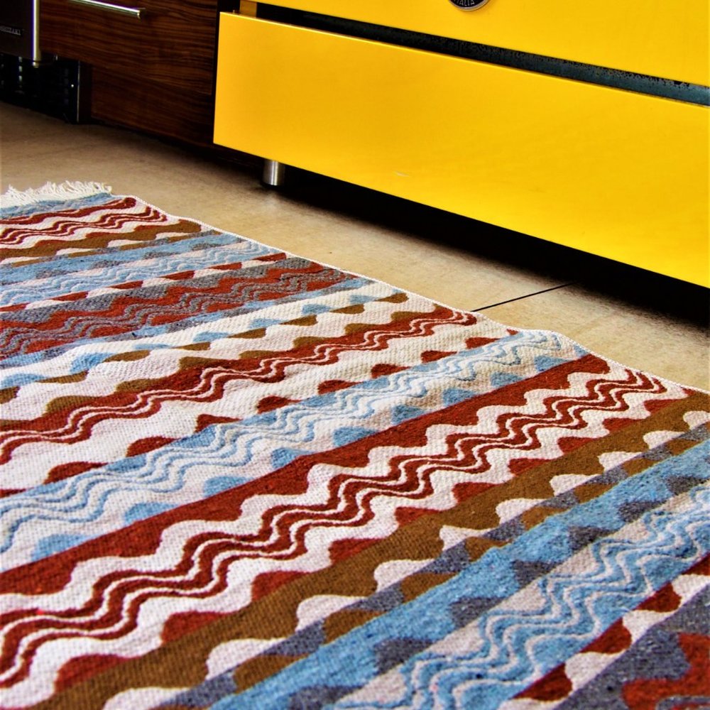 Reversible Turkish Accent Rug - 48" x 32" - Picture 2 of 3